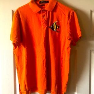 Used polo Ralph Lauren xl custom fit beach polo orange